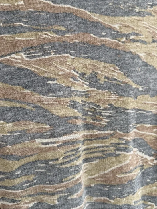 We The Free Free People Anthropologie Camo Long Sleeve Sz XS Oversized - Picture 4 of 8